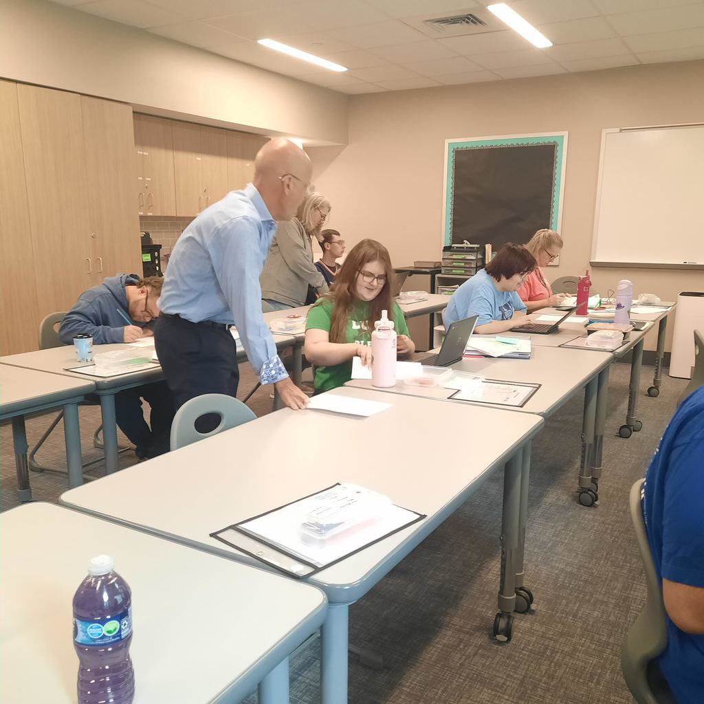 Superintendent Searles visits post secondary classrooms