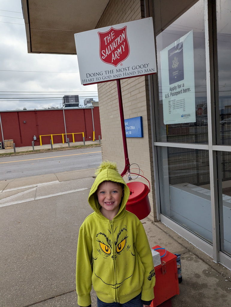 MCESA Volunteering for Salvation Army