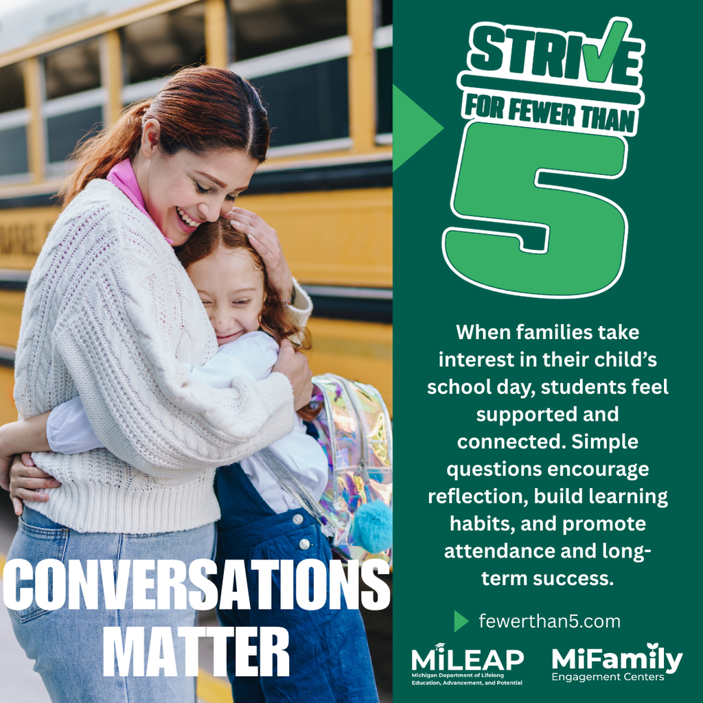 Conversations Matter Strive for Fewer Than 5