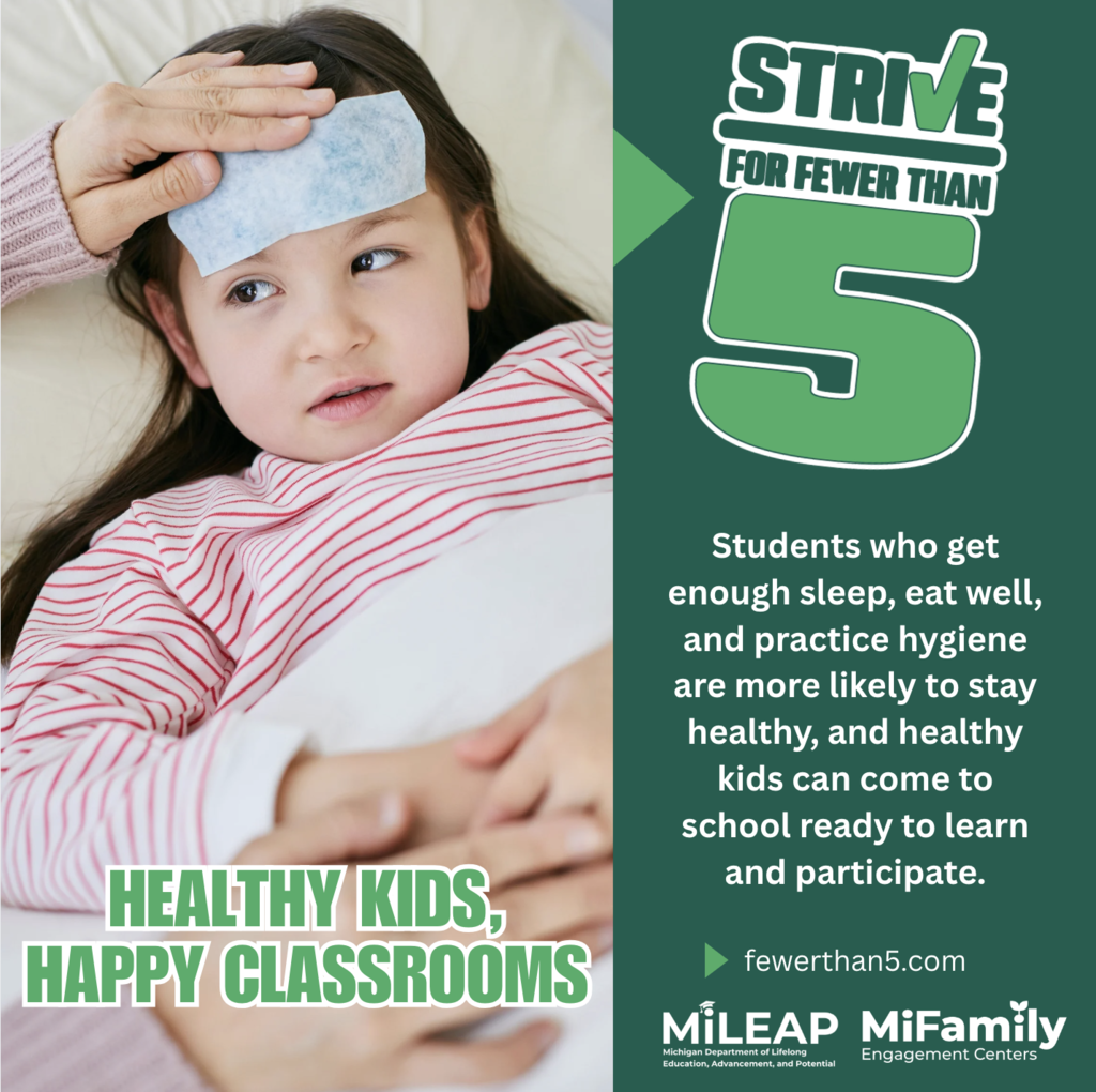 Healthy Kids, Happy Classrooms Strive for Fewer Than 5