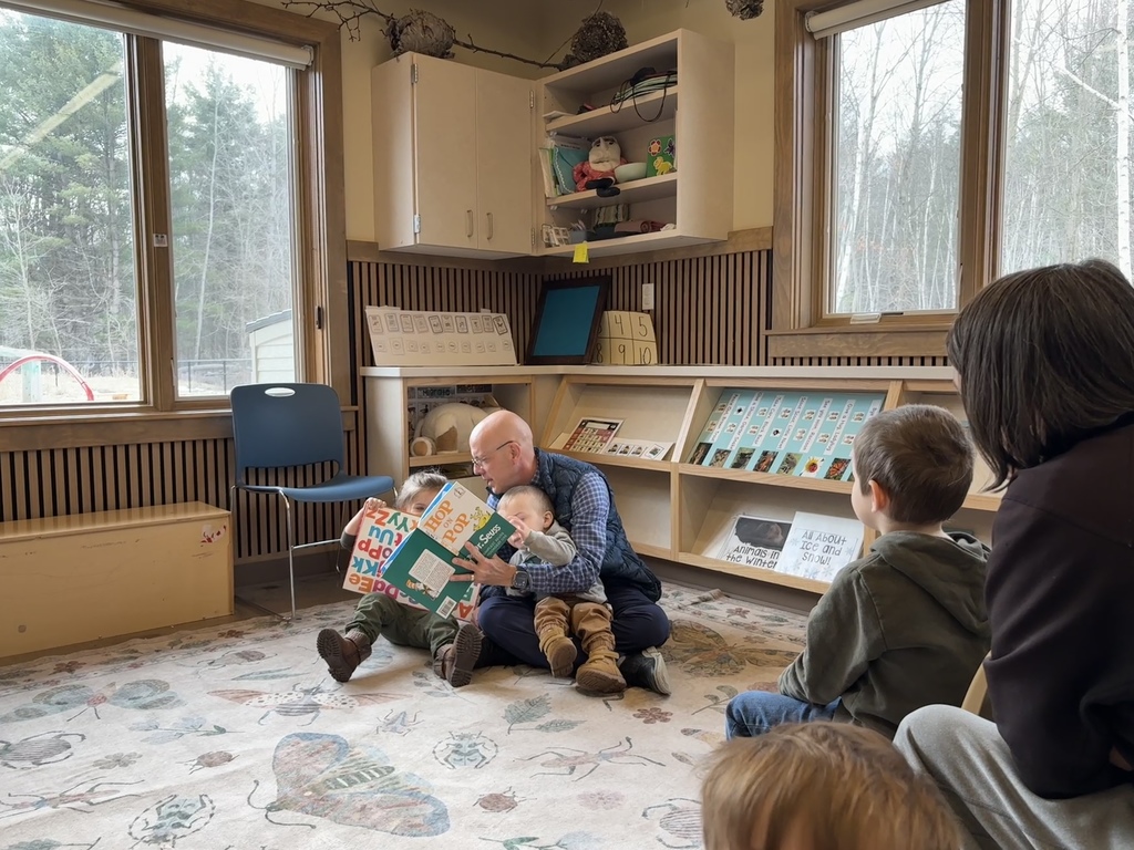 Superintendent Searles Reading Story to Students