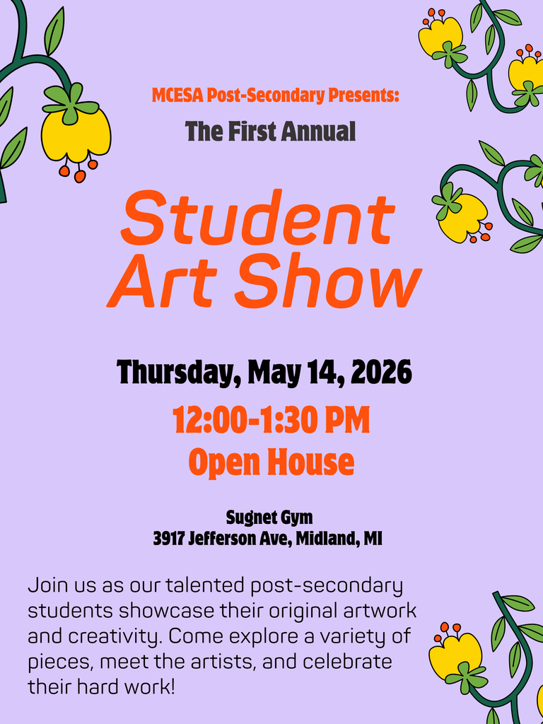 Student Art Show at Sugnet May 14