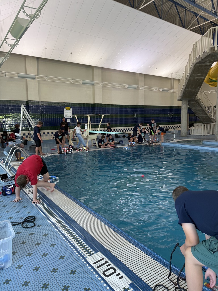 Underwater Robot Test at Delta College