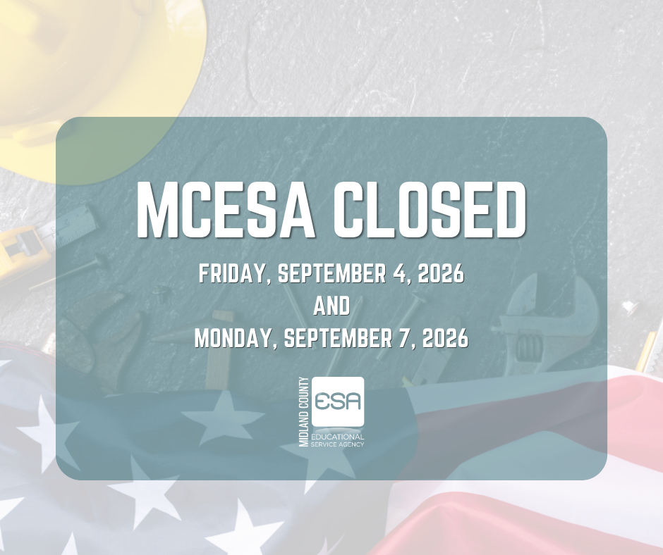 MCESA Closed for Labor Day 2026