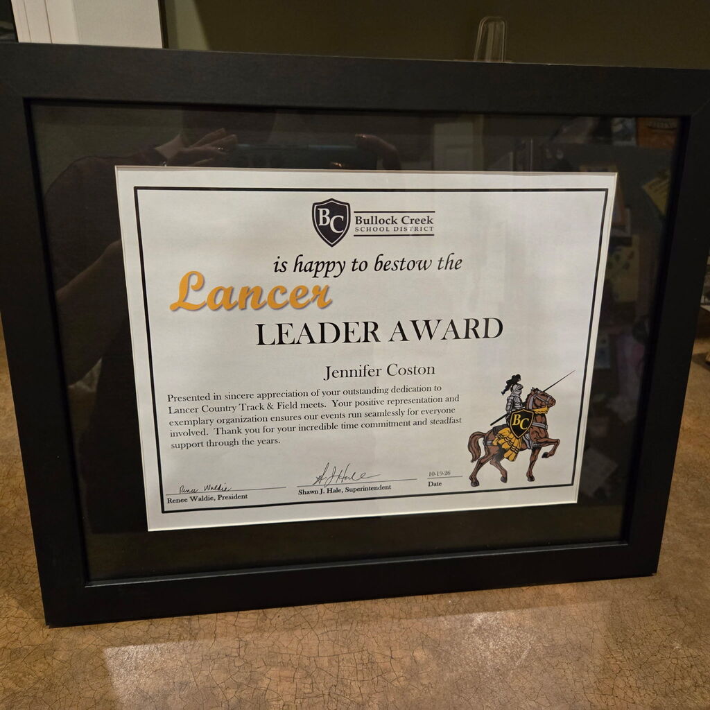 Lancer Leader Award - Jennifer Coston