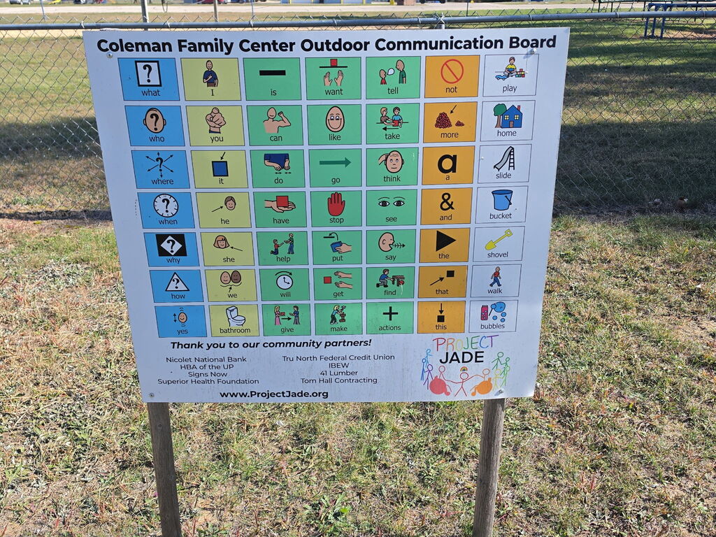 Communication Board at Coleman