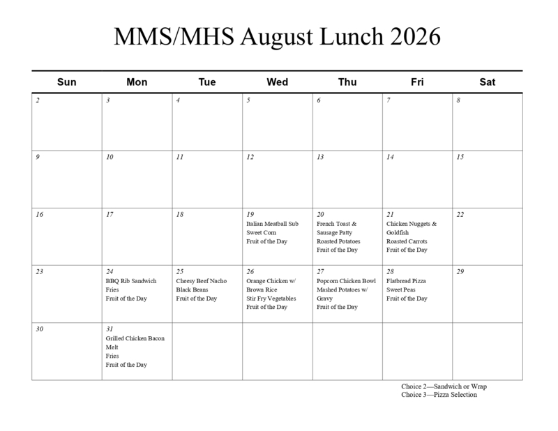 August Lunch