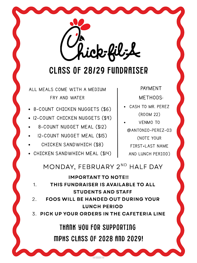 Class of 2028/29 Fundraiser