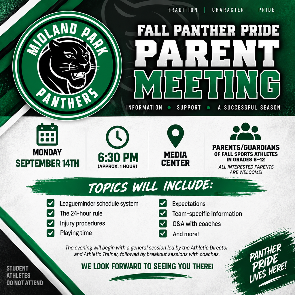 Fall Panther Parent Meeting
