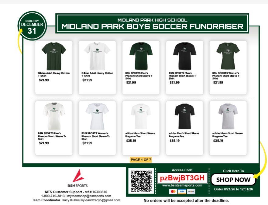 Boys Soccer Fundraiser