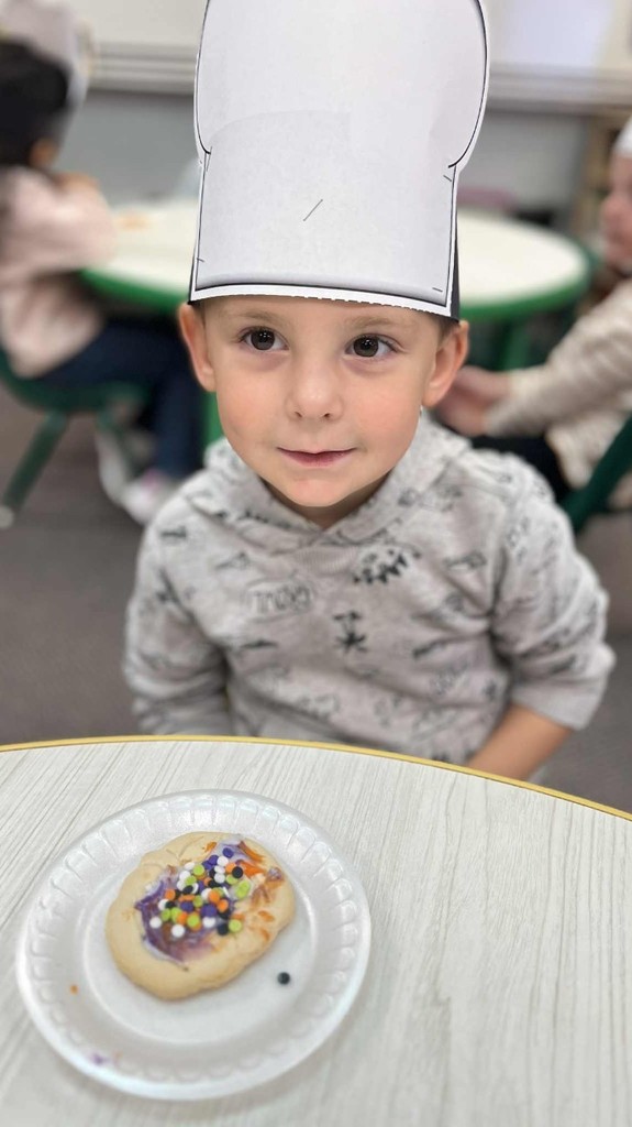 a boy and his cookie.