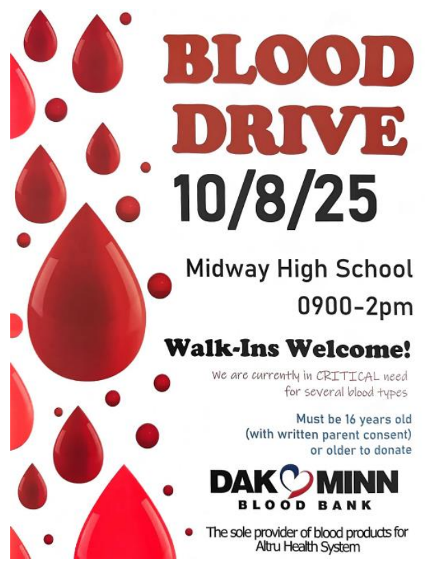blood drive poster