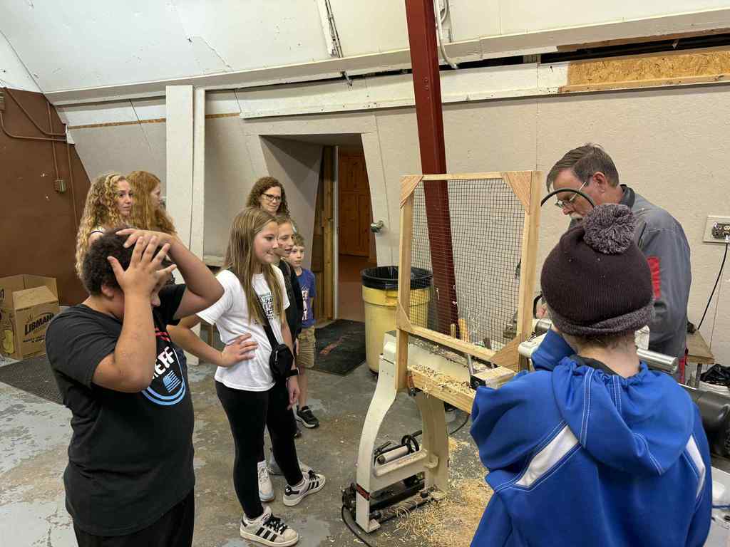learning about wood crafts