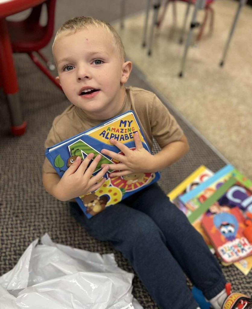 a boy and his book