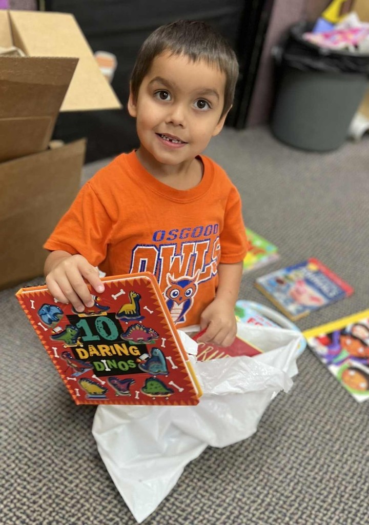 a boy and his books