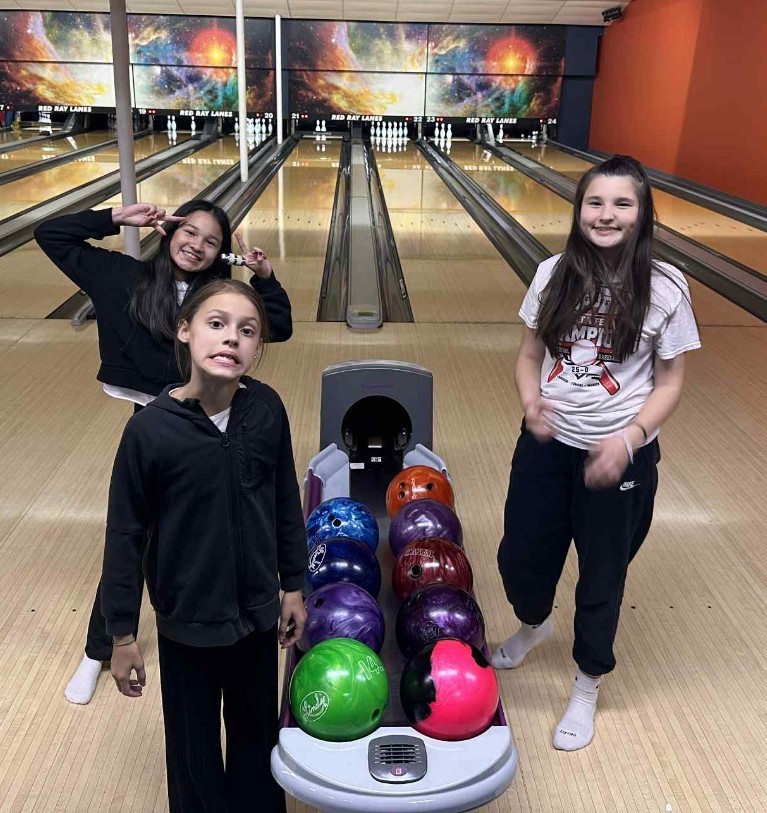 the 5th grade girls being silly