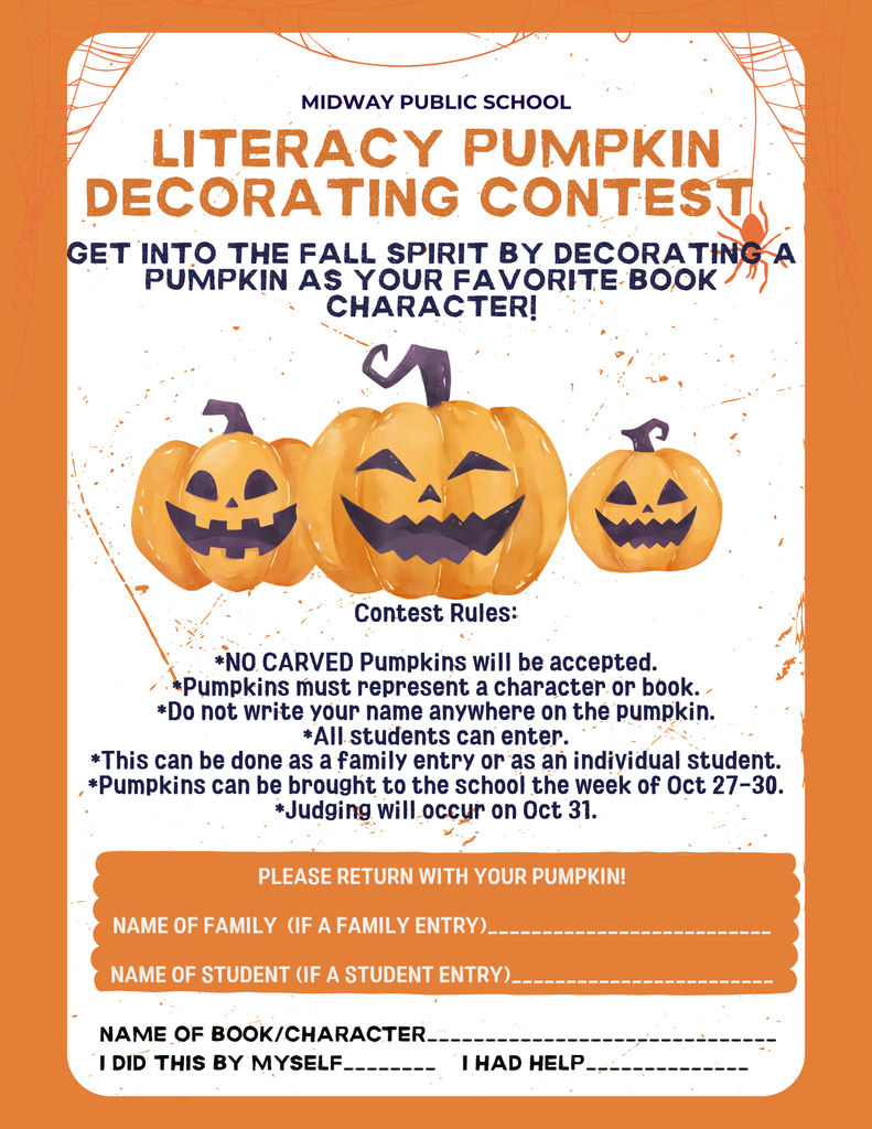 Pumpkin Decorating contest!