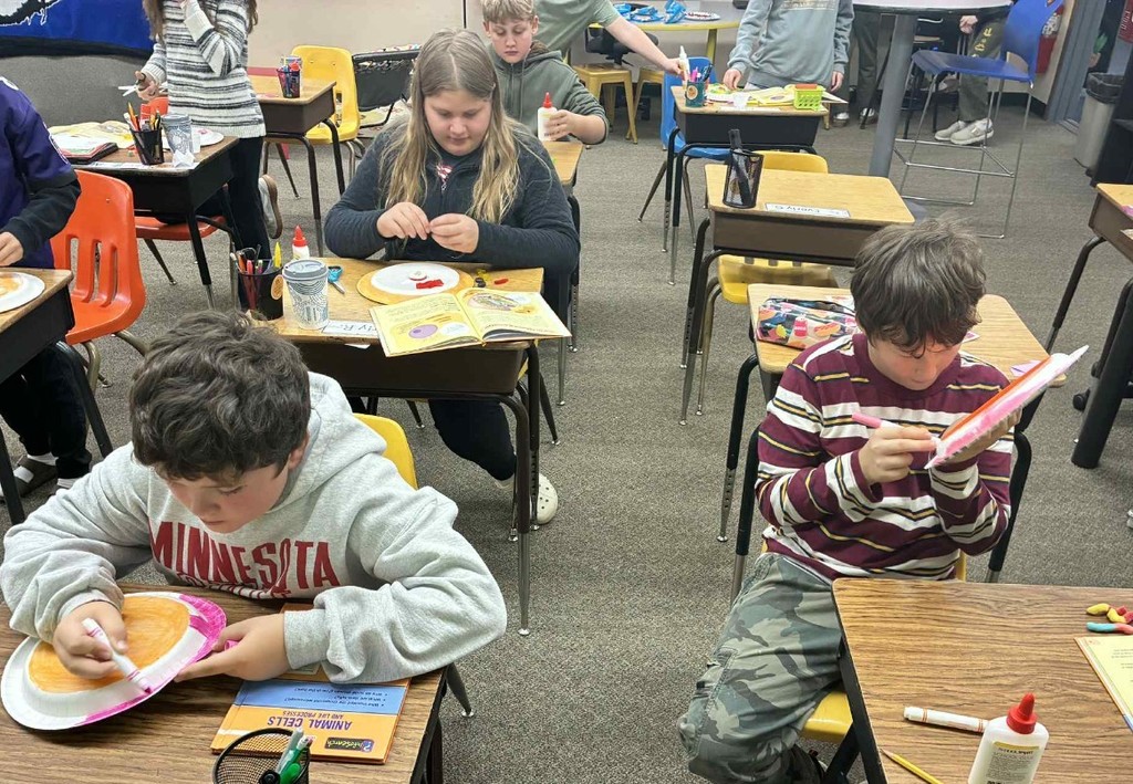 kids working on cells