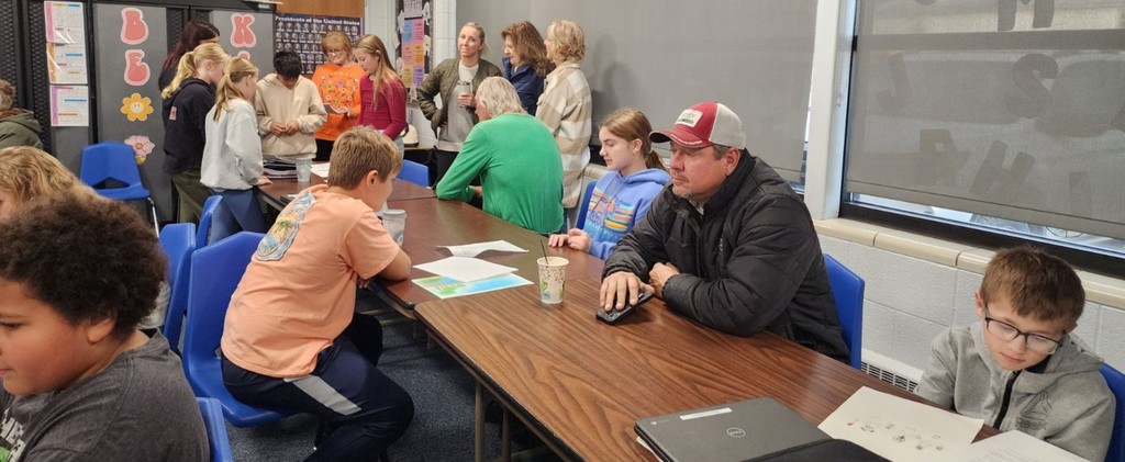 kids sharing stories.
