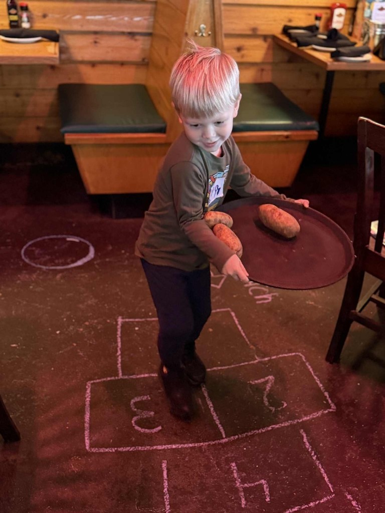 the waiter obstacle course