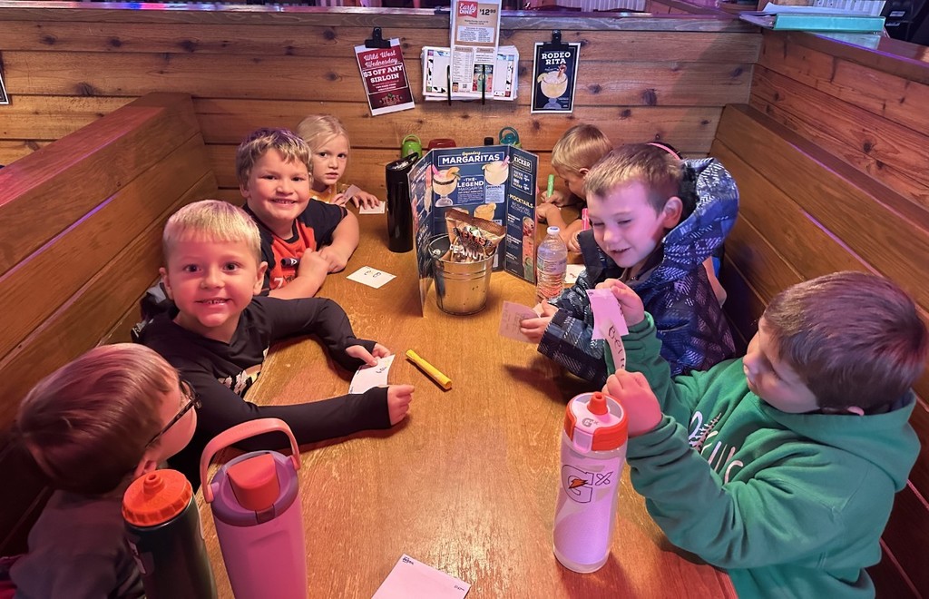 kids writing their names