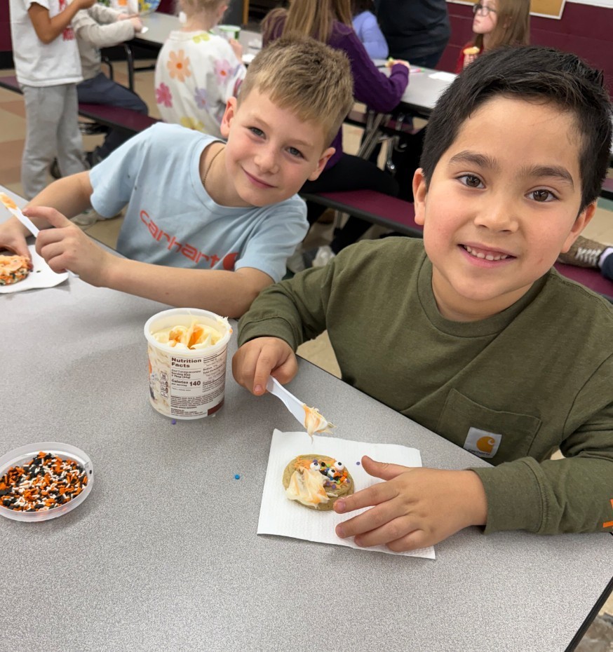 2 boys and their cookies