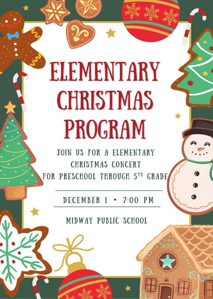 Christmas program flyer