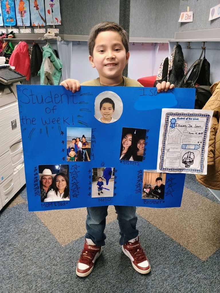 student of the week.