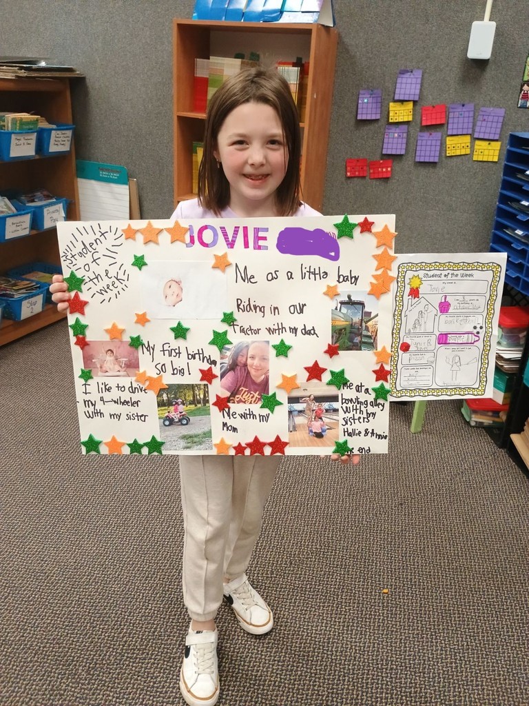 Student of the week.