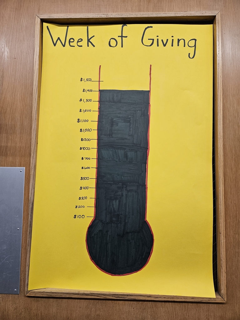 week of Giving totals