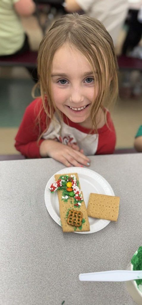 a girl and her treat