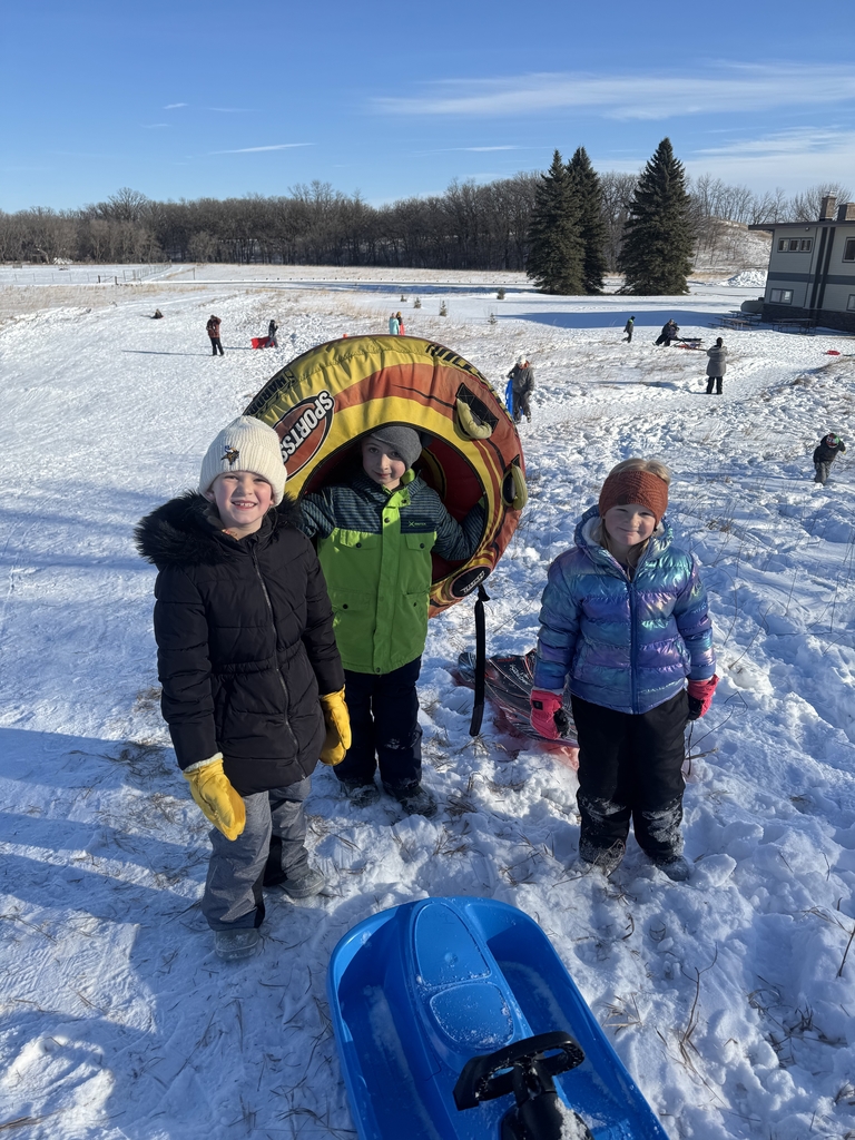 kids ready to go up the hill