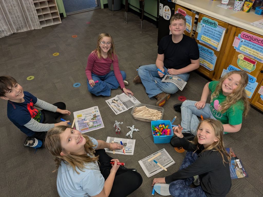 Mrs thompsons group making skiers