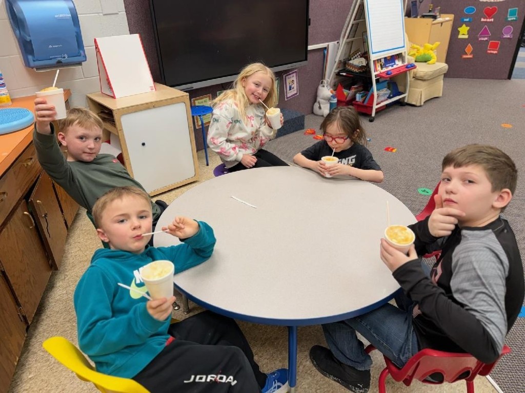 kids enjoying floats
