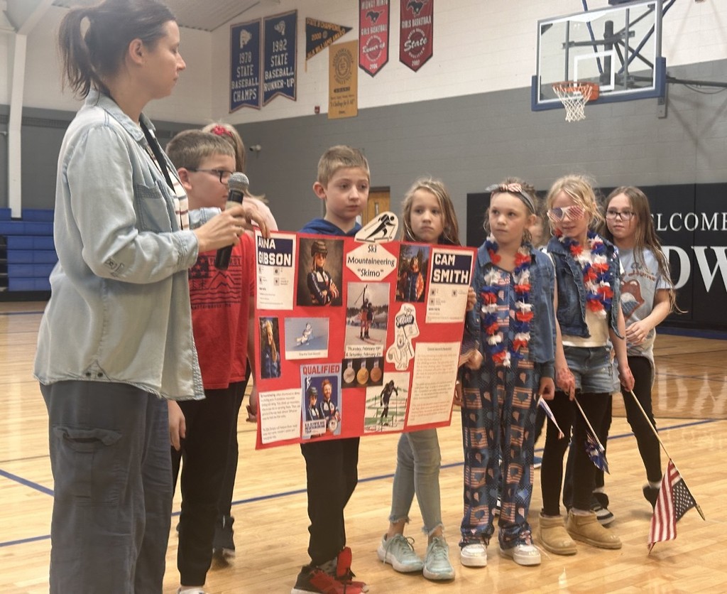 the 3rd graders talking about a new sport.