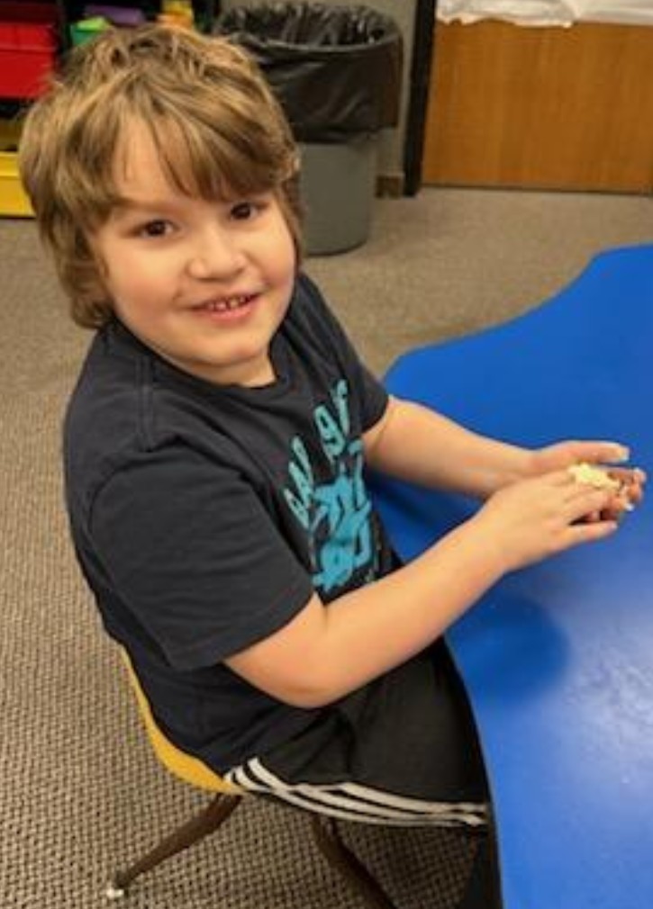 a boy and his  bread