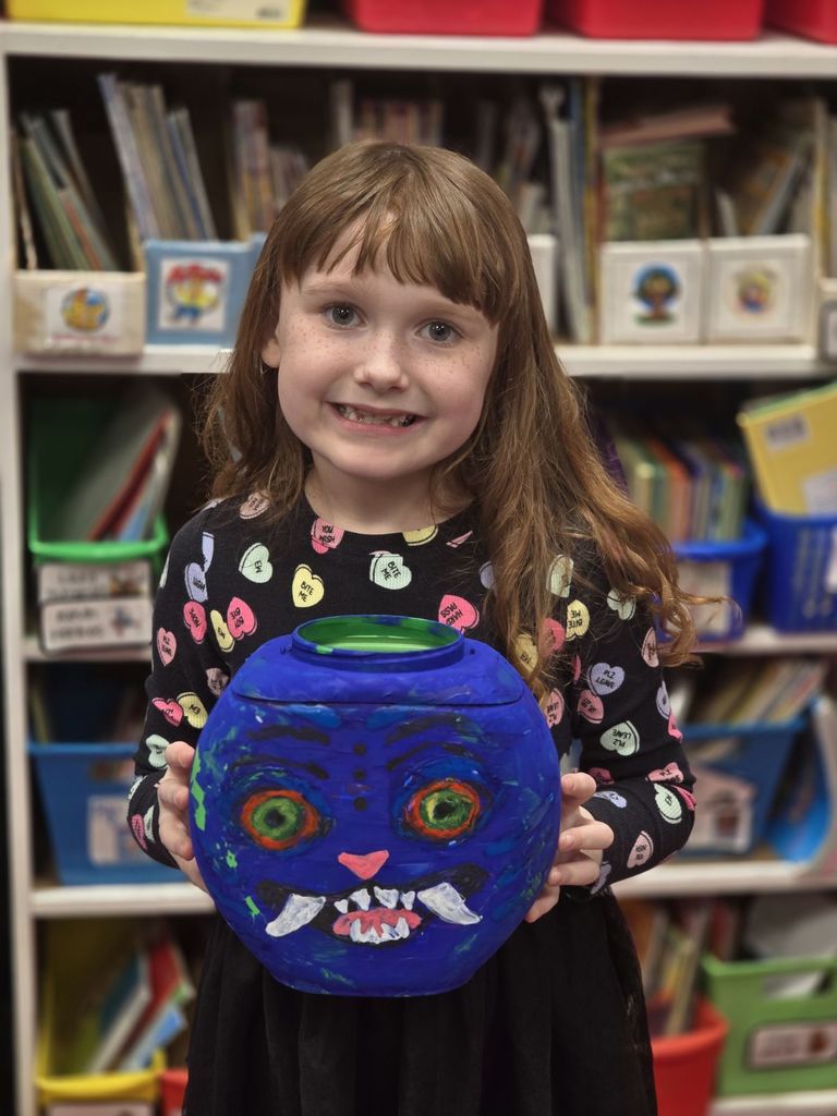 a girl and her animal box.