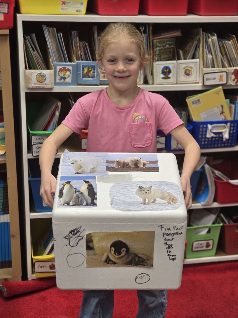 a girl and her cooler box