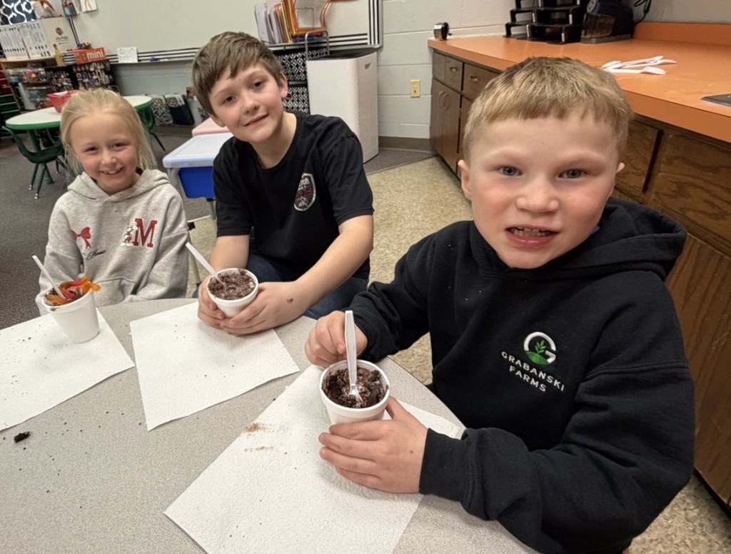 this group had dirt cups