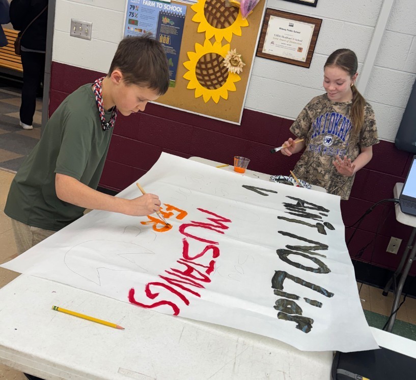 making posters for basketball