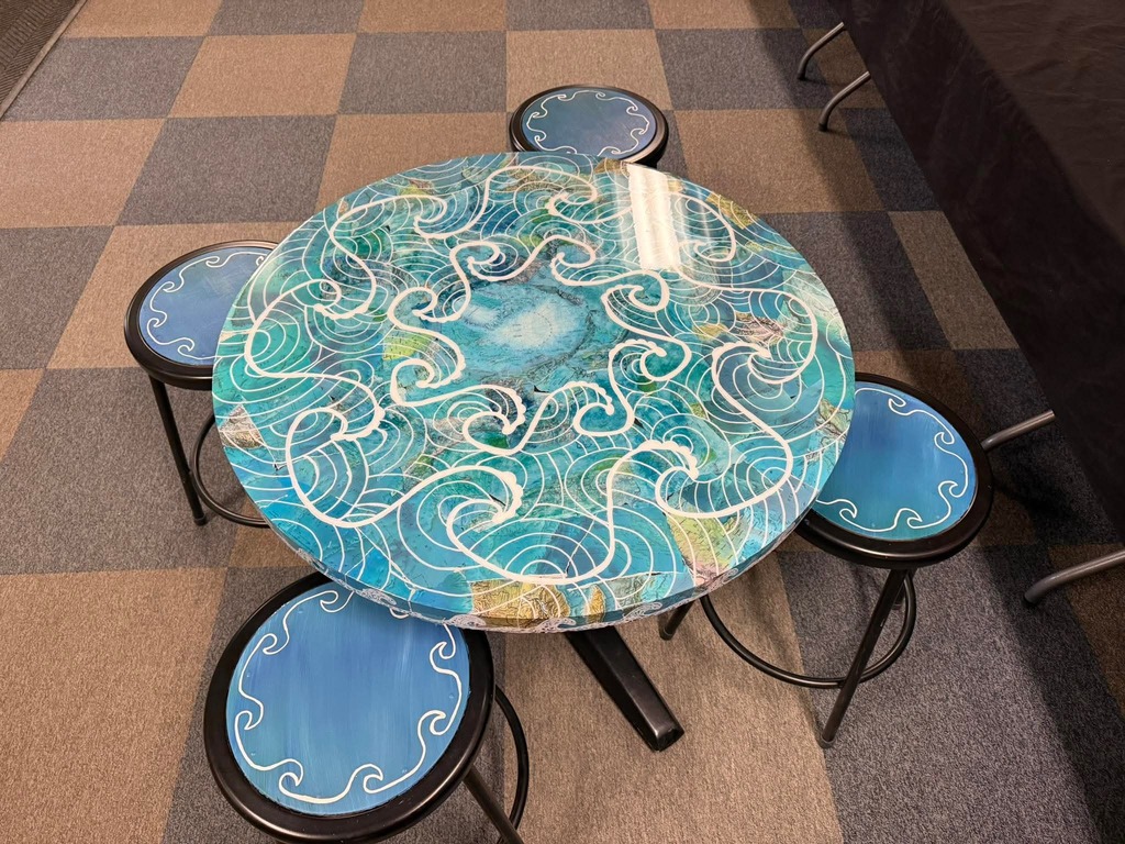 an art table