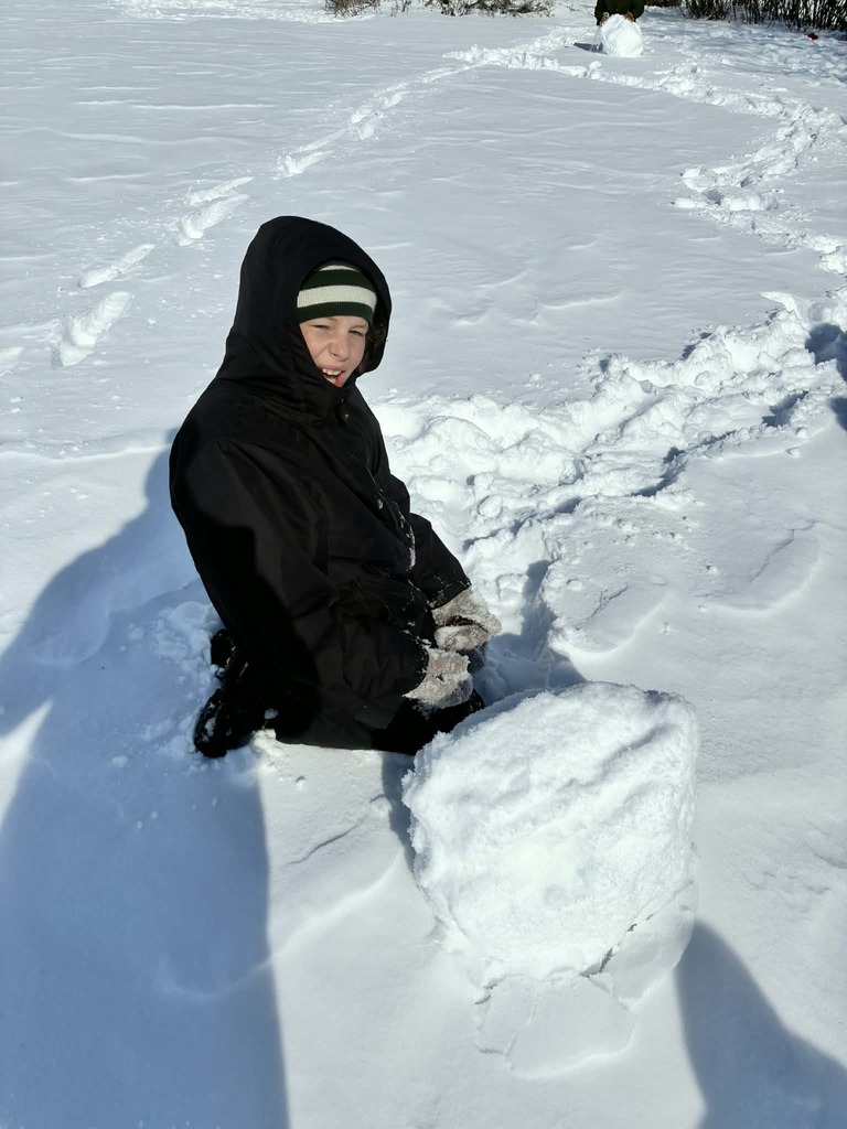 making snowballs