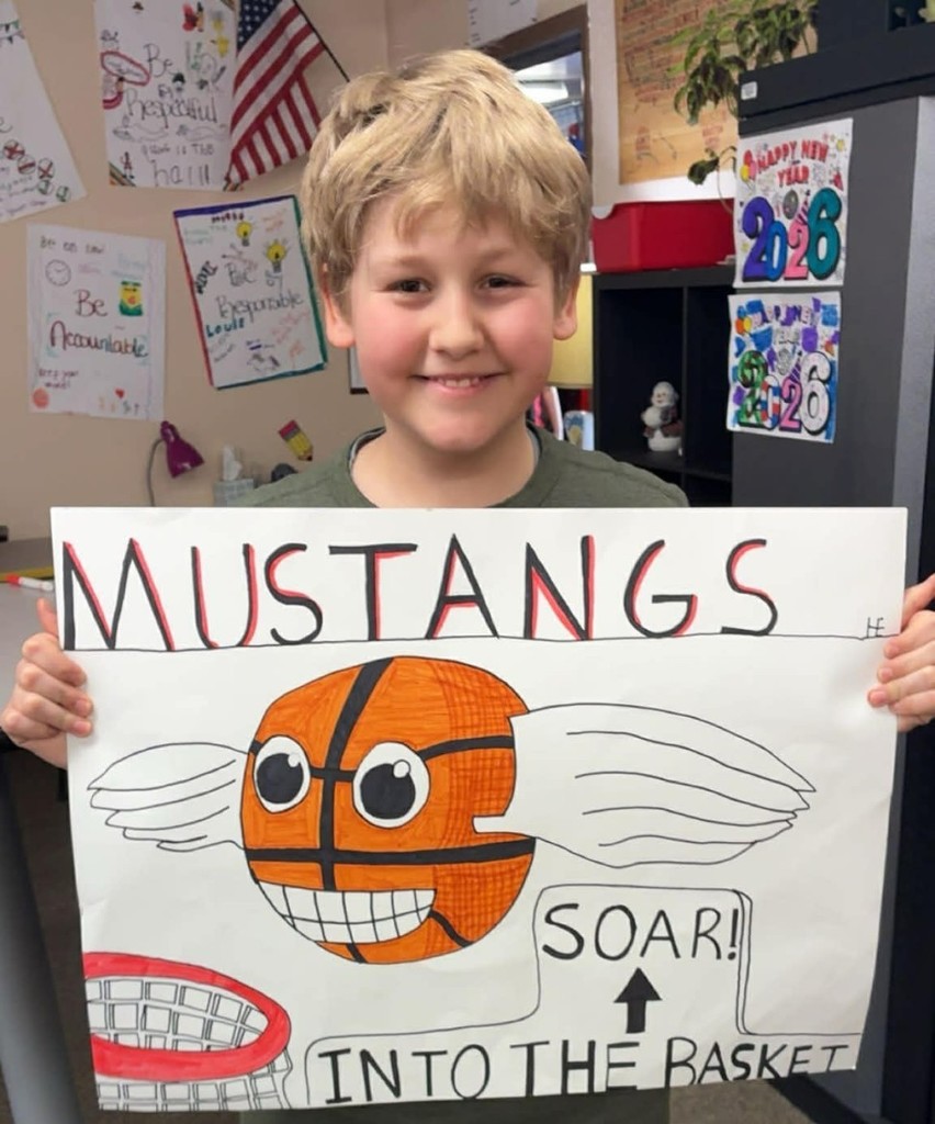 a boy and his poster