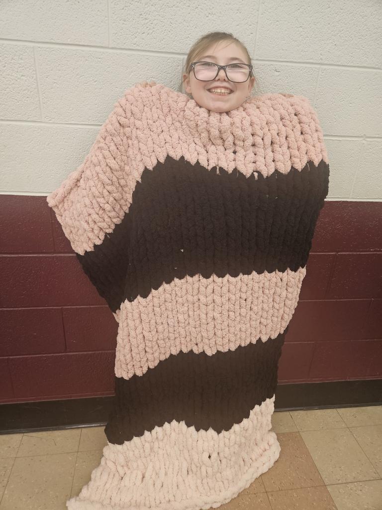 a girl and her blanket