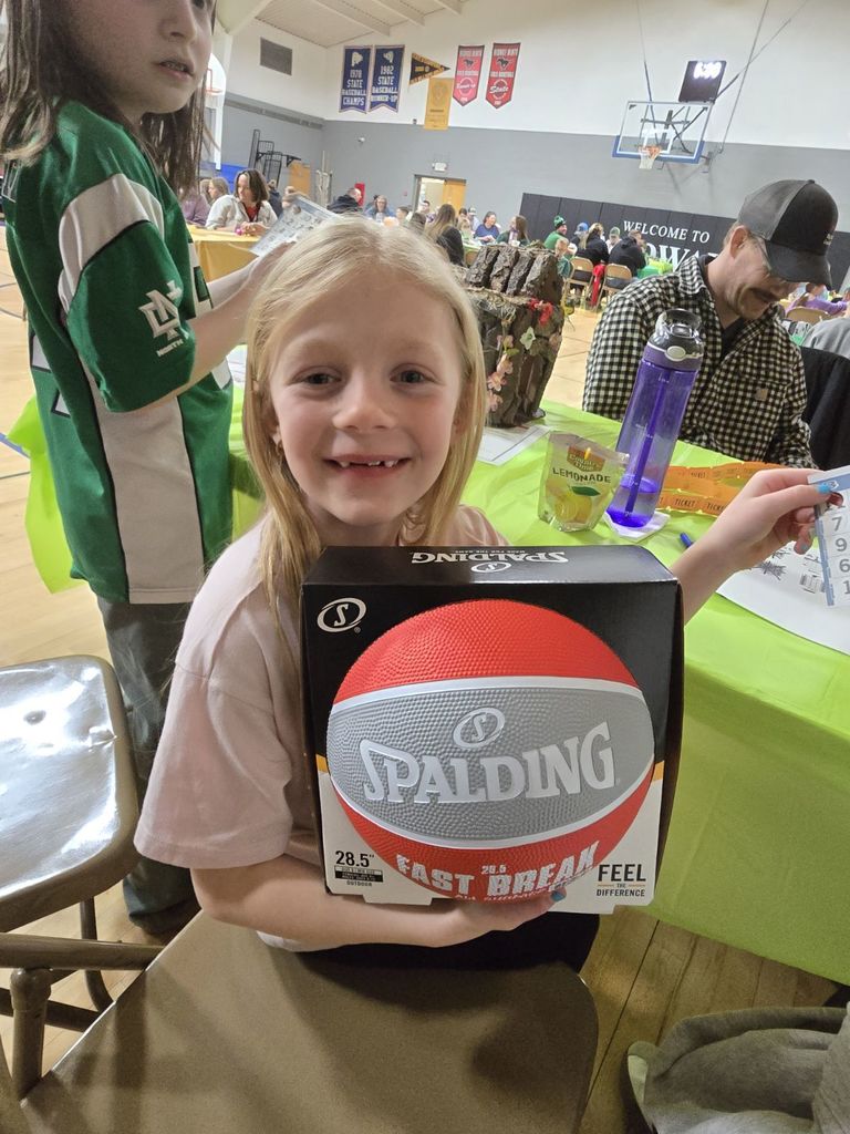 a girl and her prize