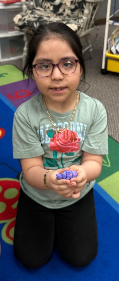 a girl with her animal