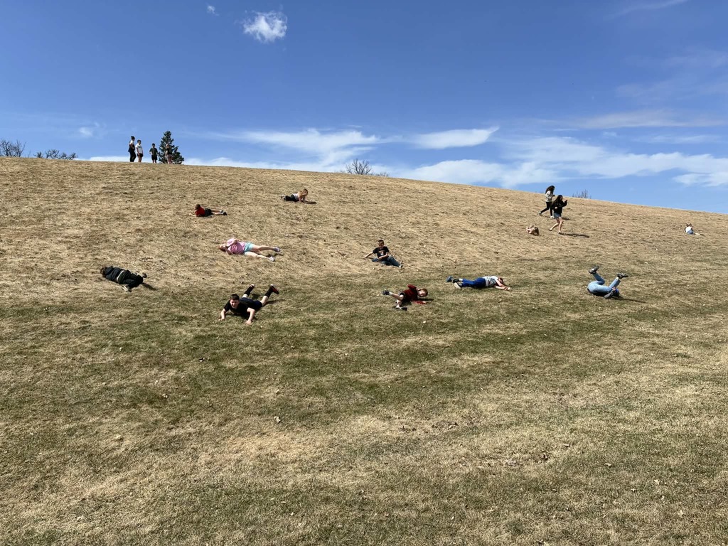 rolling down the hill