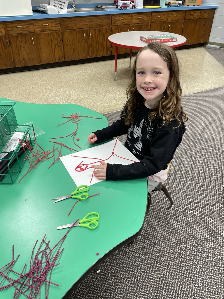 a girl creating a person