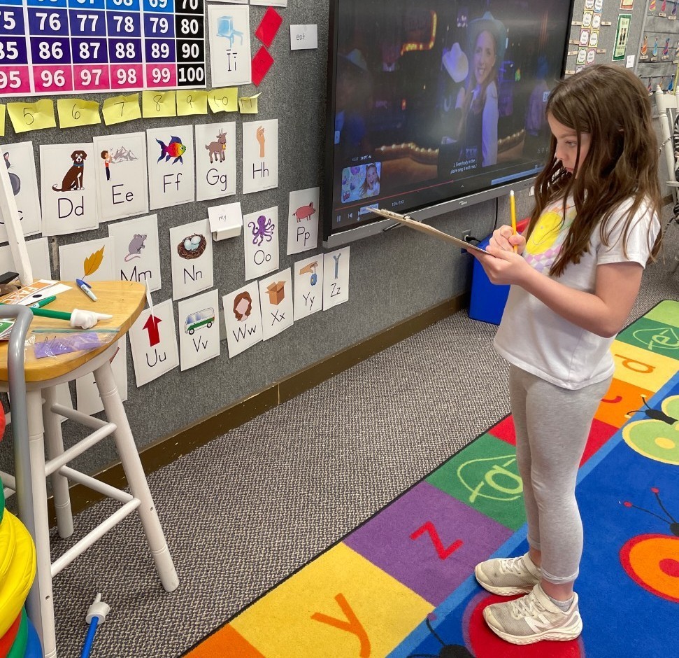 a girl and her words