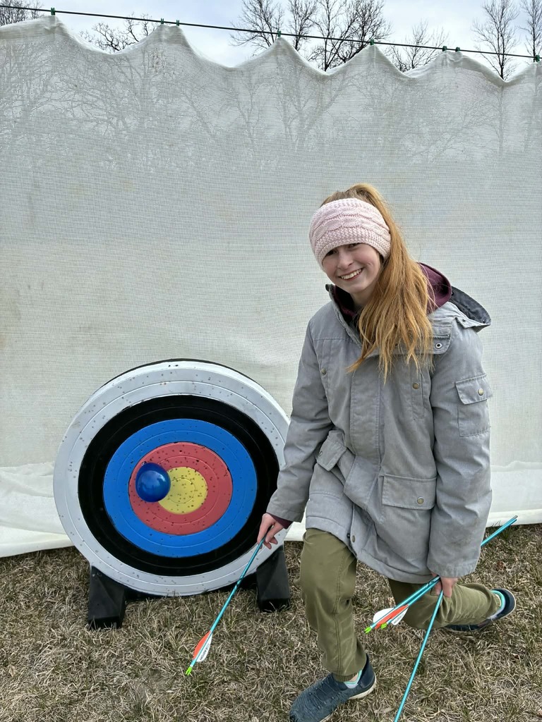 a girl and her 